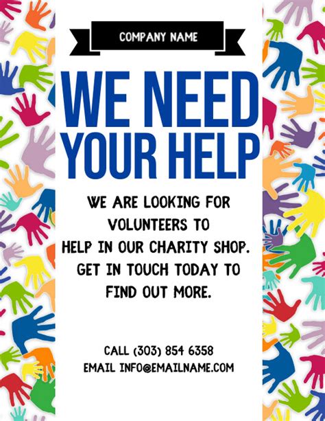 Free Volunteer Flyer Templates .